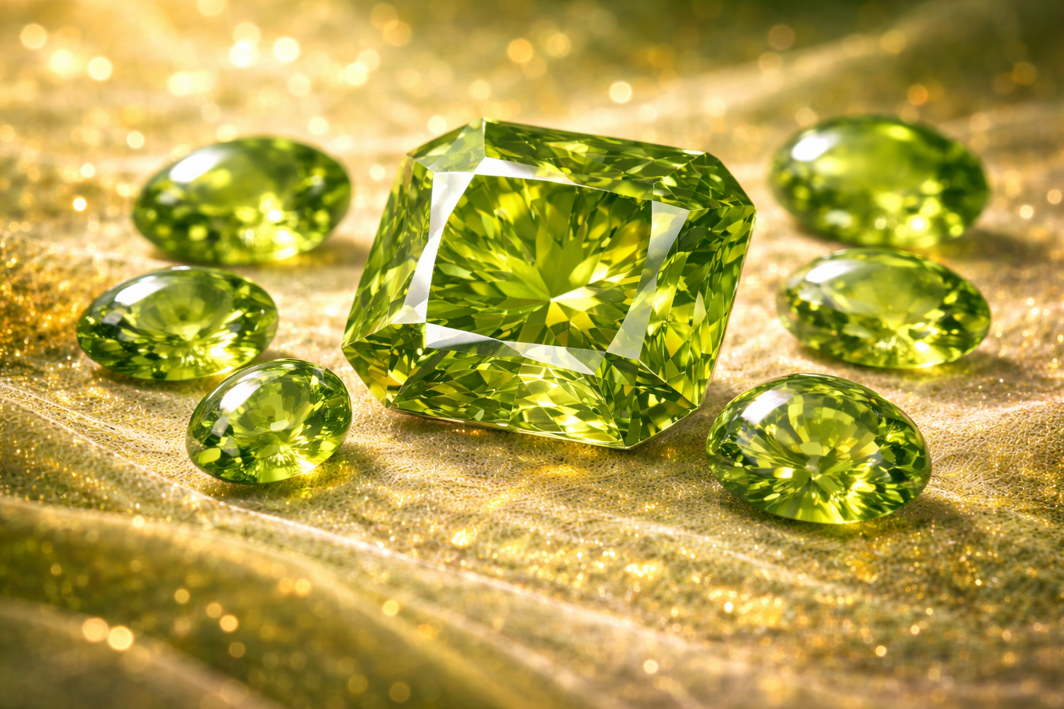 8月の誕生石：ペリドット