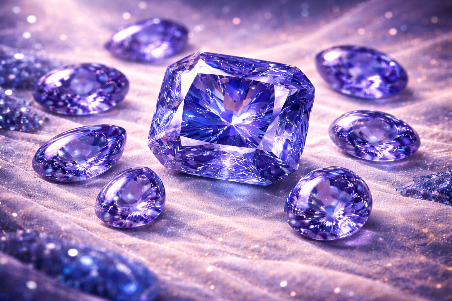 12月の誕生石：タンザナイト