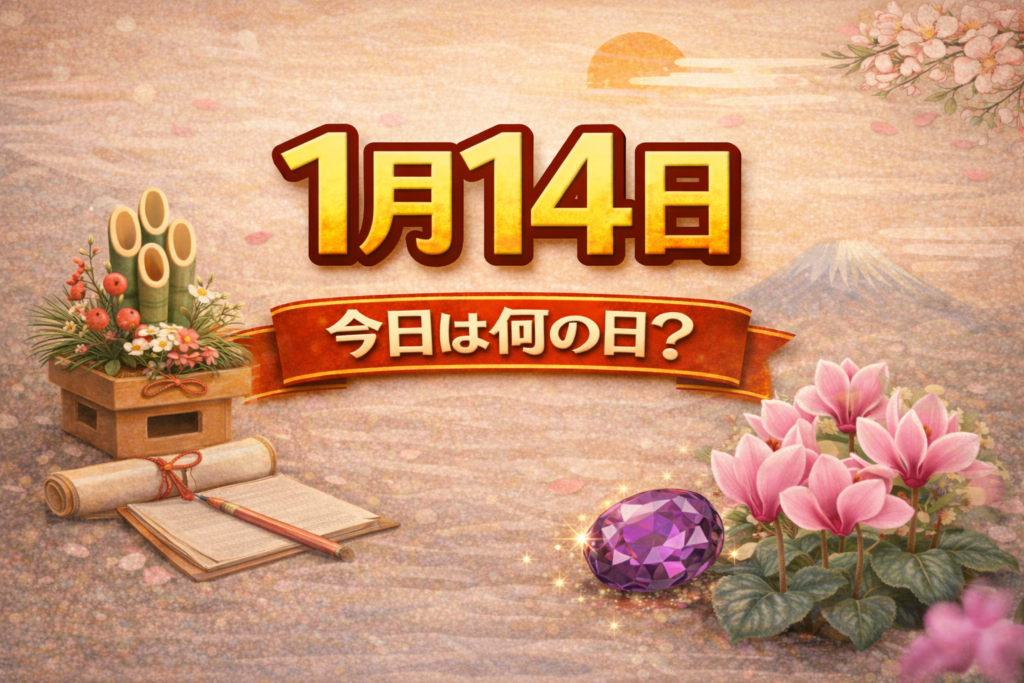 1月14日は何の日?記念日・出来事・誕生日の有名人まとめ | 今日366(kyo366)|今日は何の日・記念日・雑学データベース