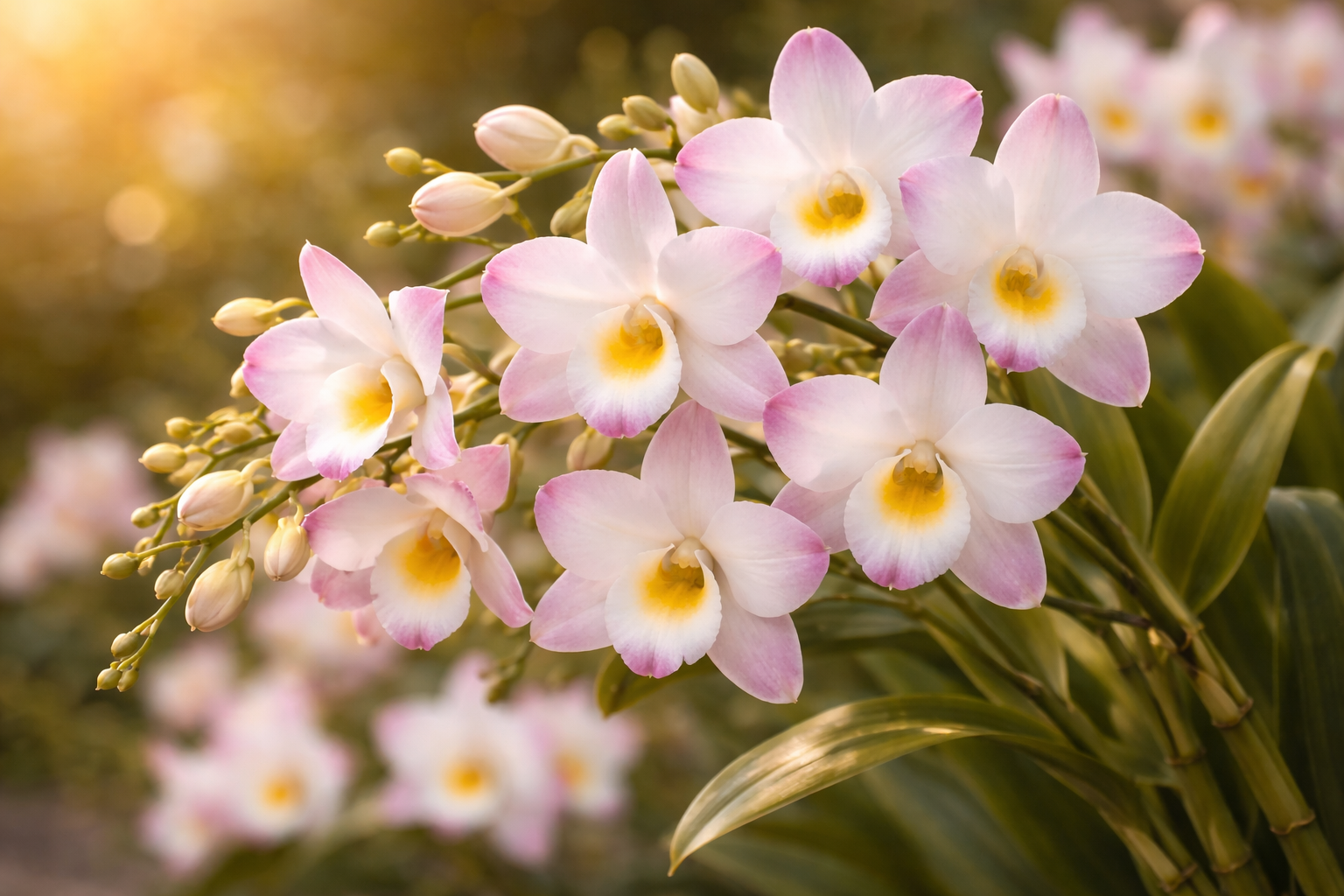 1月16日の誕生花 デンドロビウム