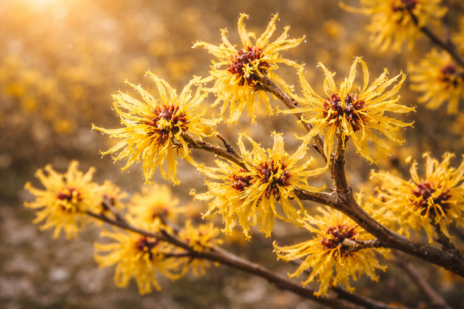 1月31日の誕生花 マンサク