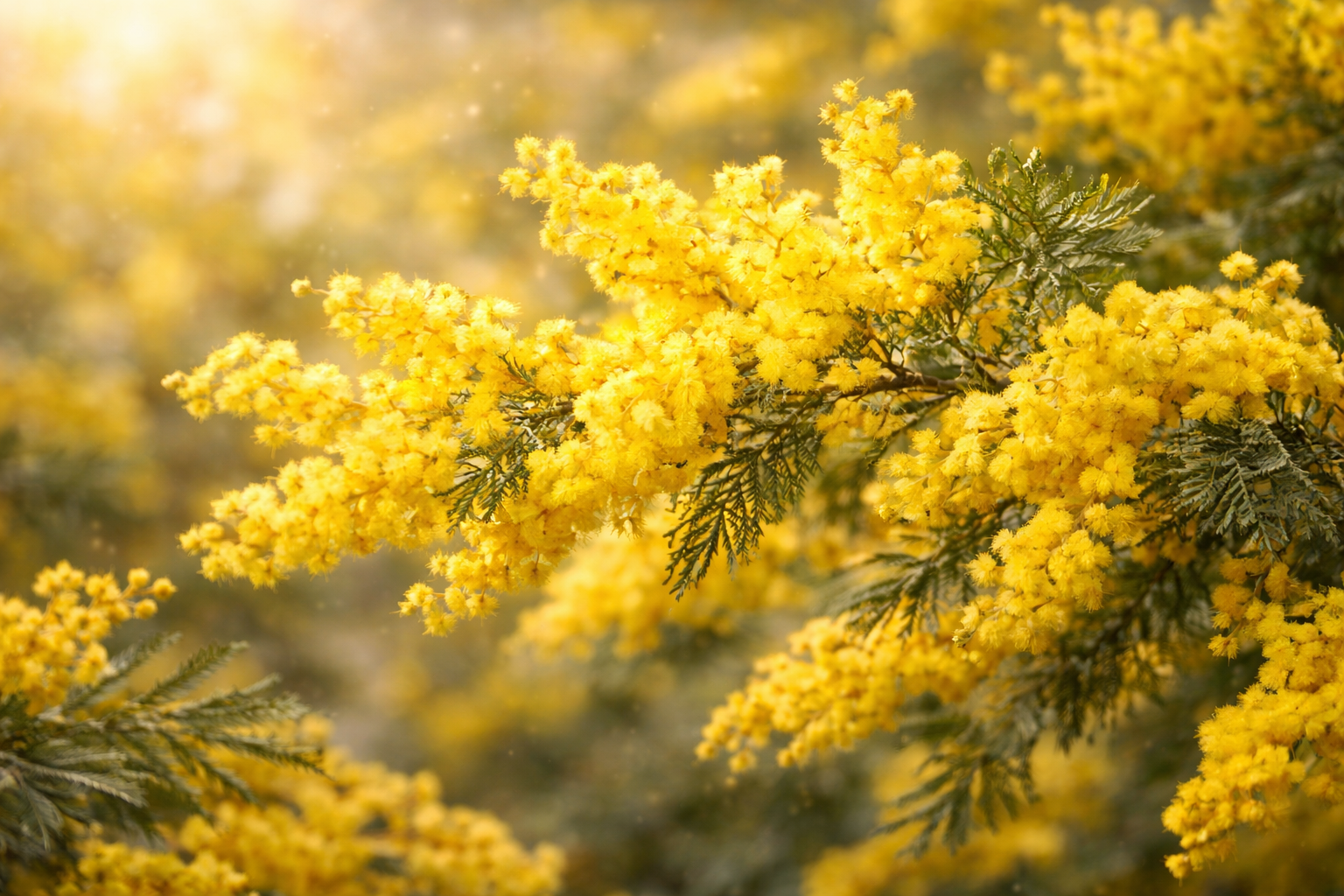 2月15日の誕生花 ミモザ（アカシア）