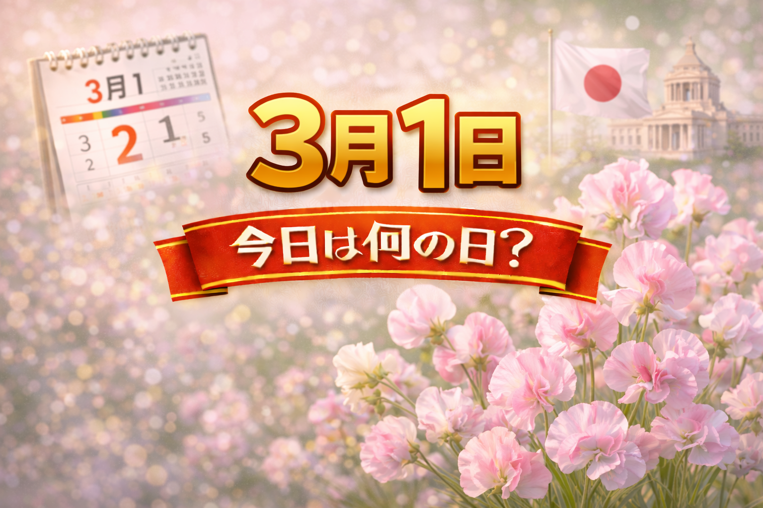 3月1日は何の日？記念日・出来事・誕生日の有名人まとめ