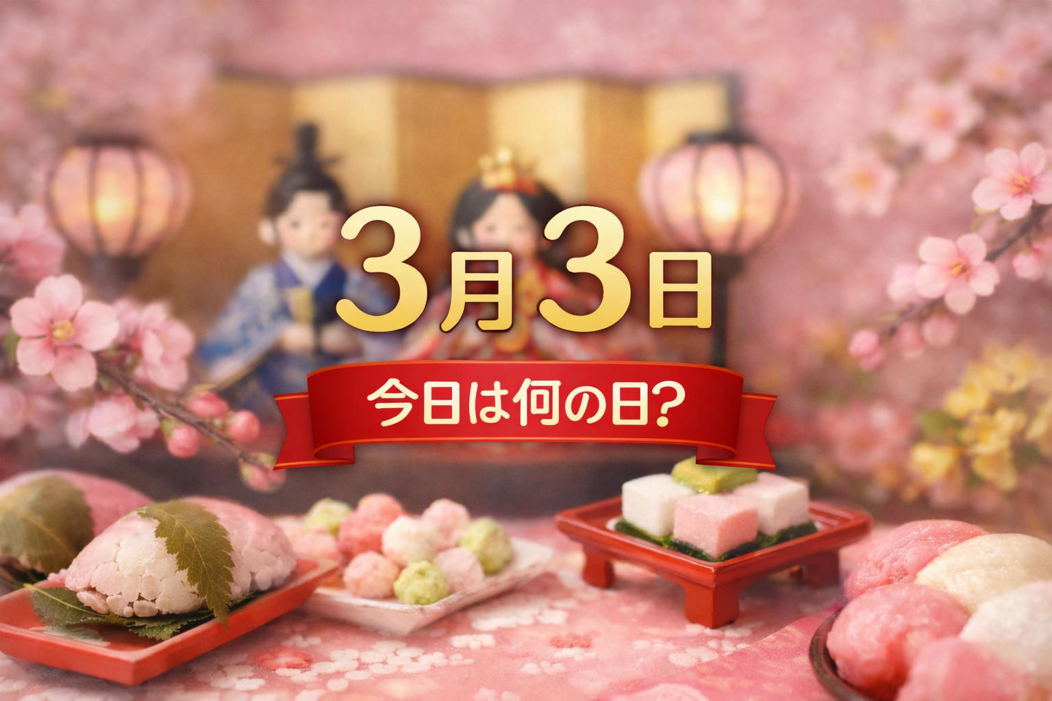 3月3日は何の日？記念日・出来事・誕生日の有名人まとめ