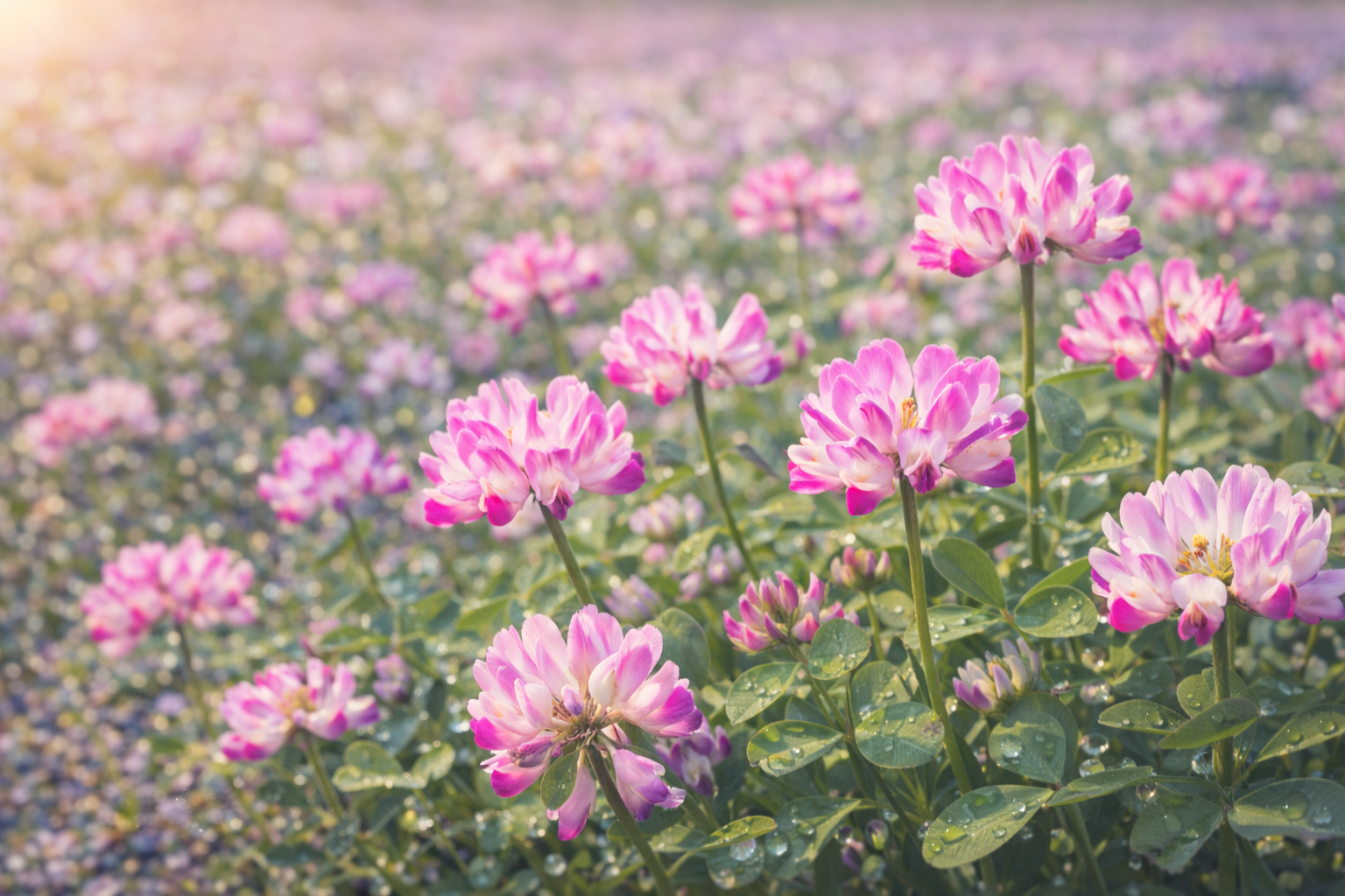 4月8日の誕生花 レンゲソウ（蓮華草）