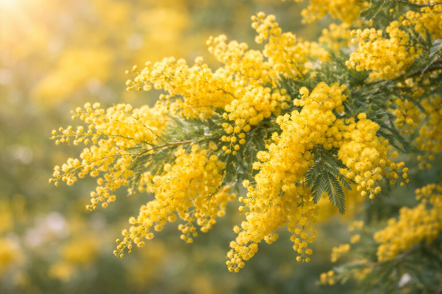 4月9日の誕生花 ミモザ