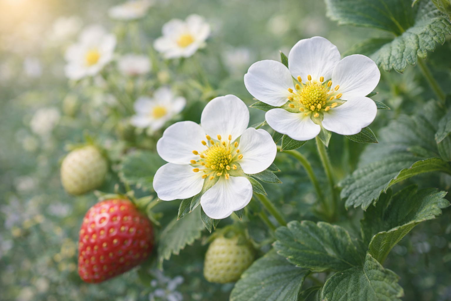 4月13日の誕生花 イチゴ(苺)