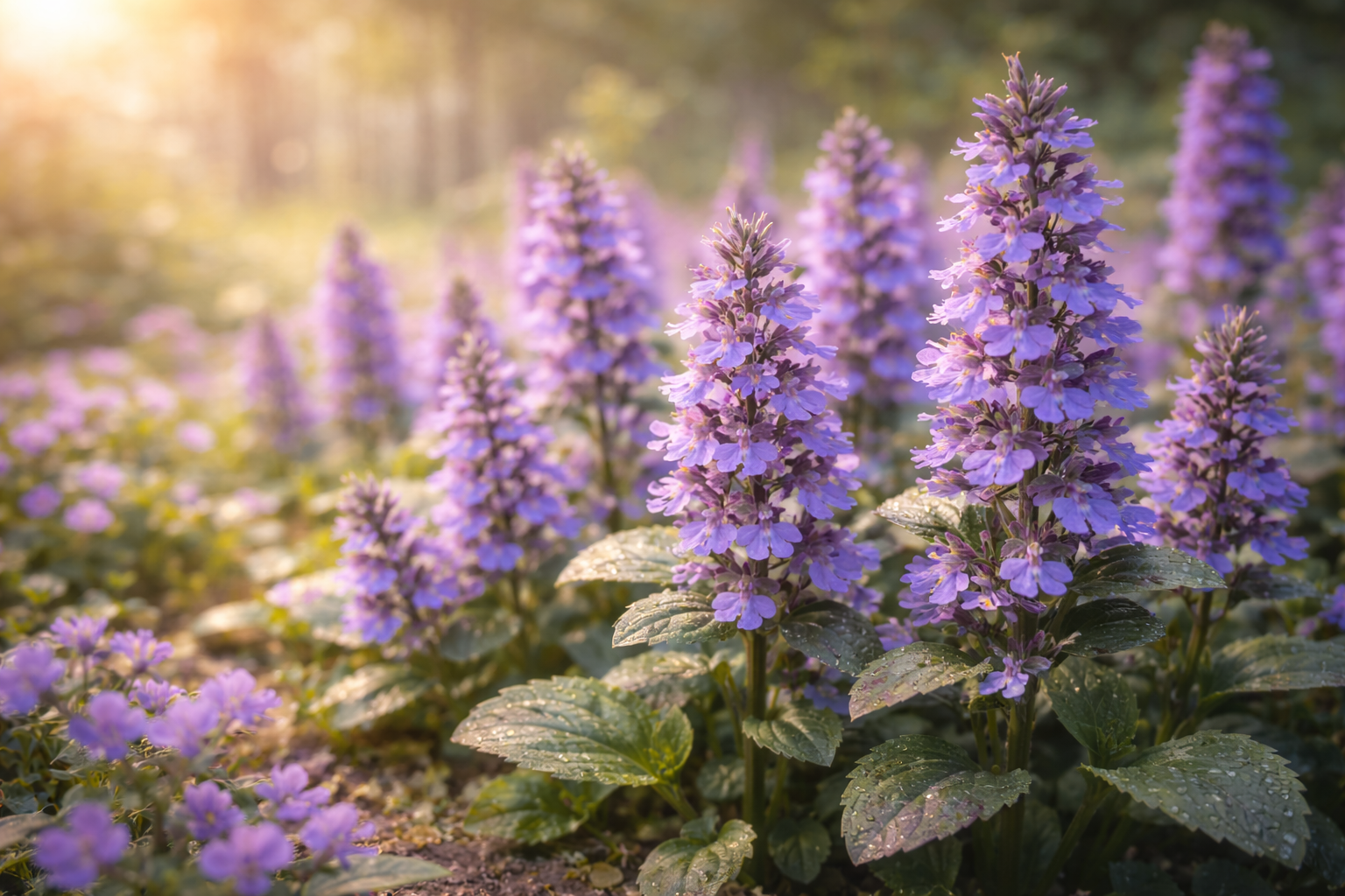 4月27日の誕生花 アジュガ