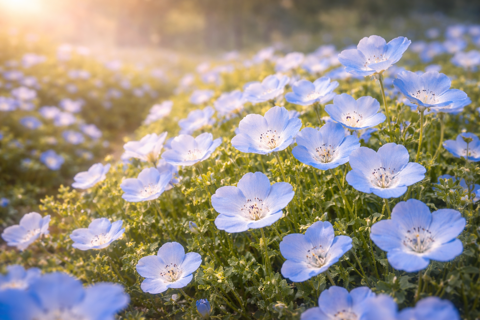 4月30日の誕生花 ネモフィラ