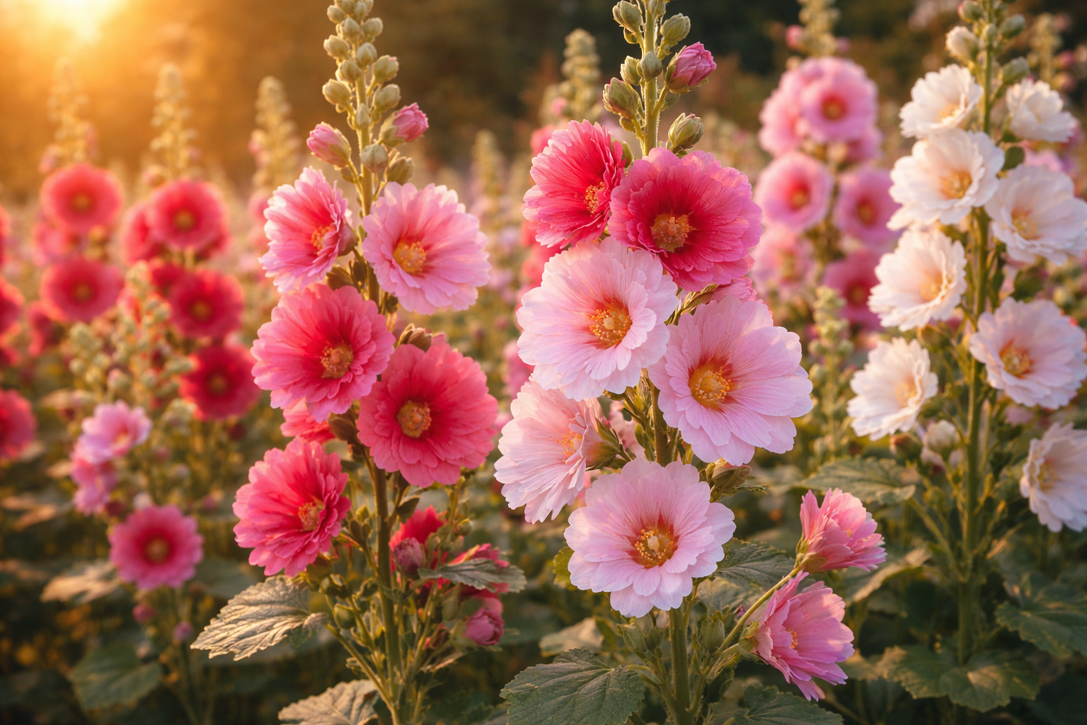 6月18日の誕生花 タチアオイ