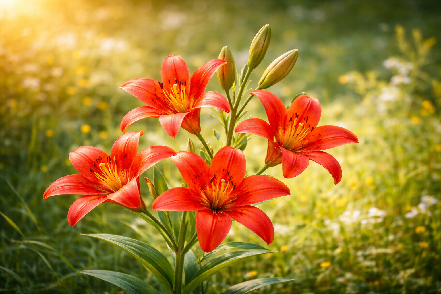 7月1日の誕生花 ヒメユリ