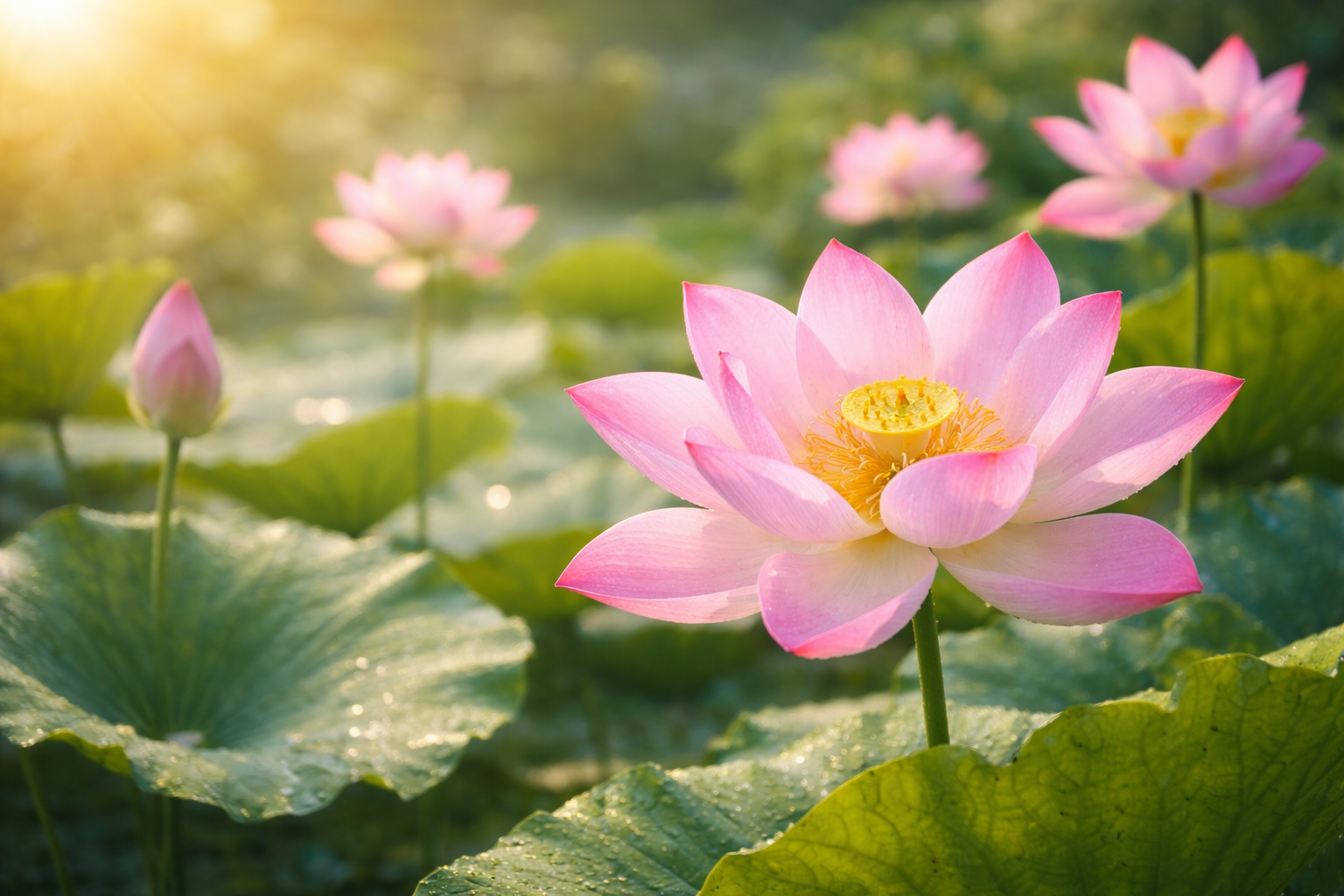 7月3日の誕生花 ハス(蓮)