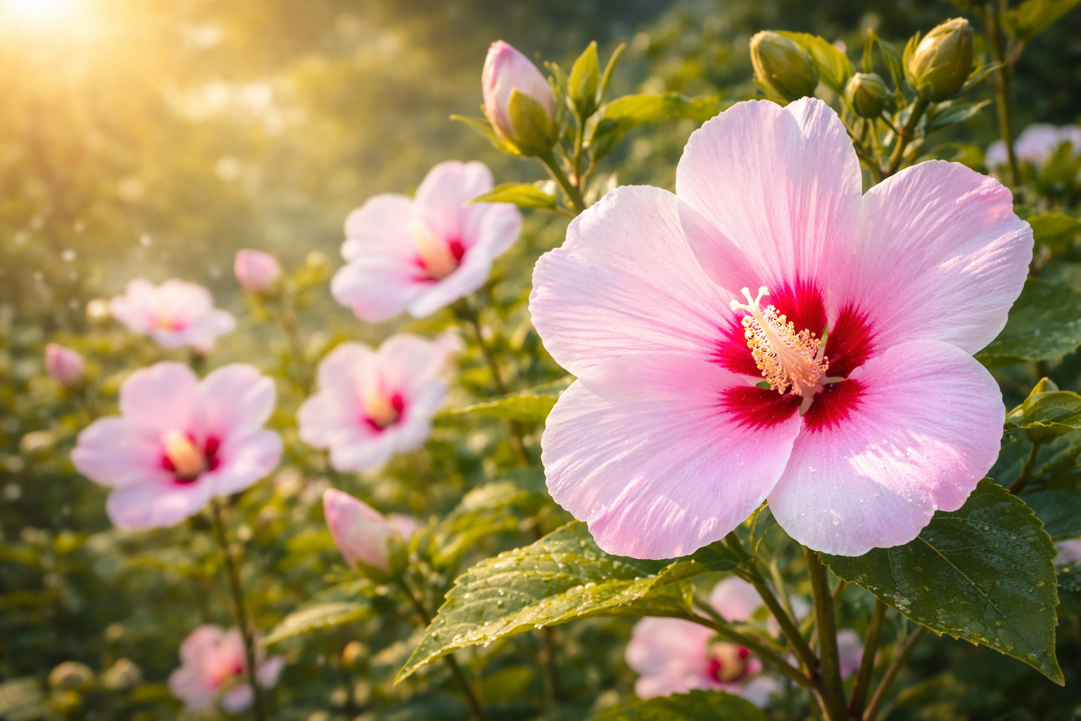 7月4日の誕生花 ムクゲ