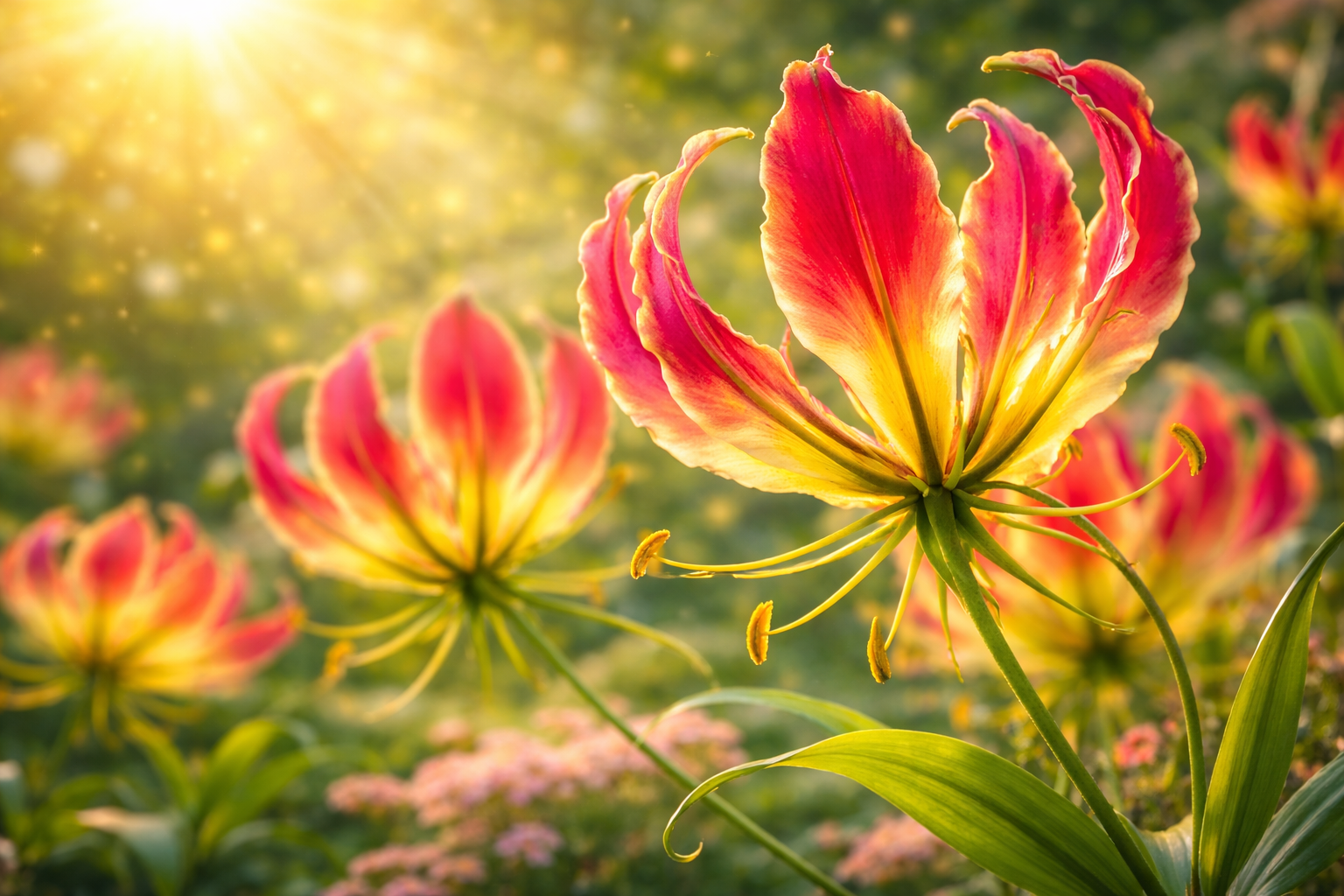 7月14日の誕生花 グロリオサ