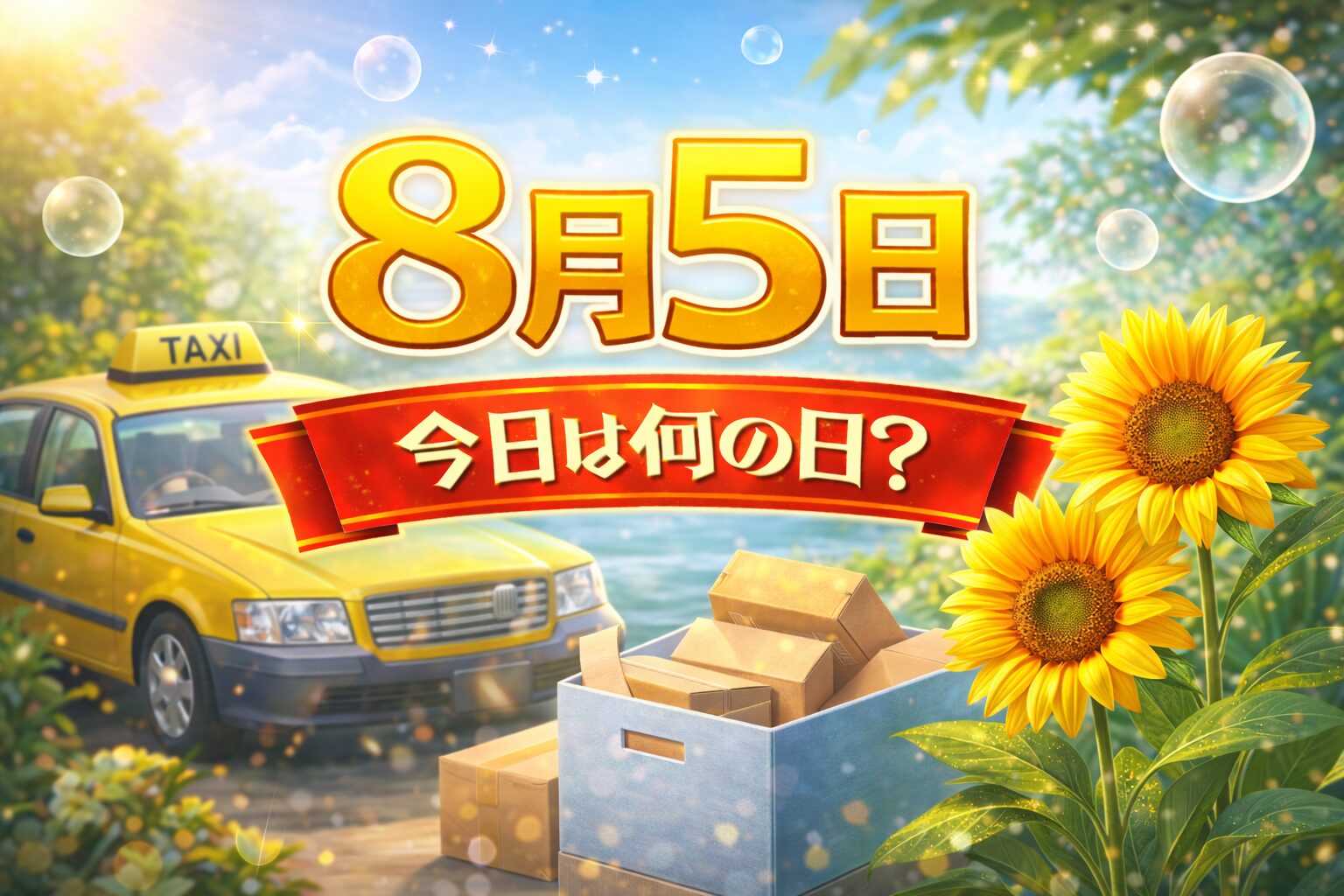 8月5日は何の日？記念日・出来事・誕生日の有名人まとめ