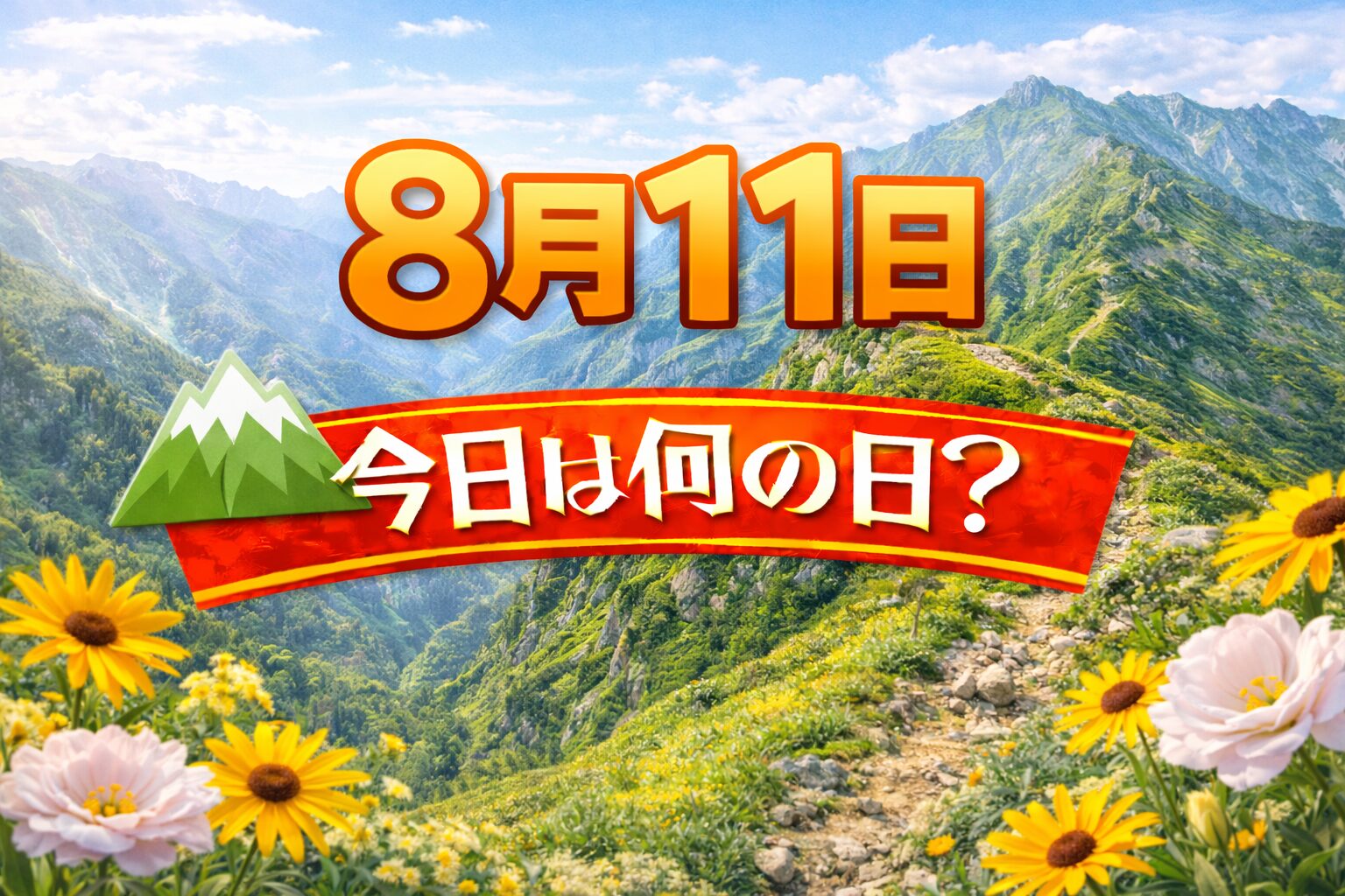 8月11日は何の日？記念日・出来事・誕生日の有名人まとめ