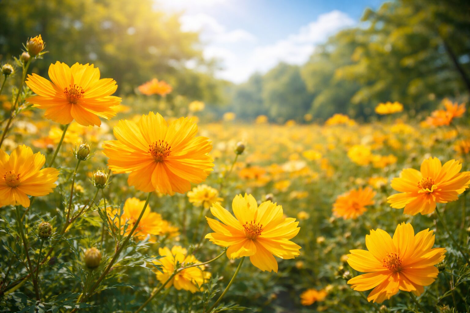 8月12日の誕生花 キバナコスモス