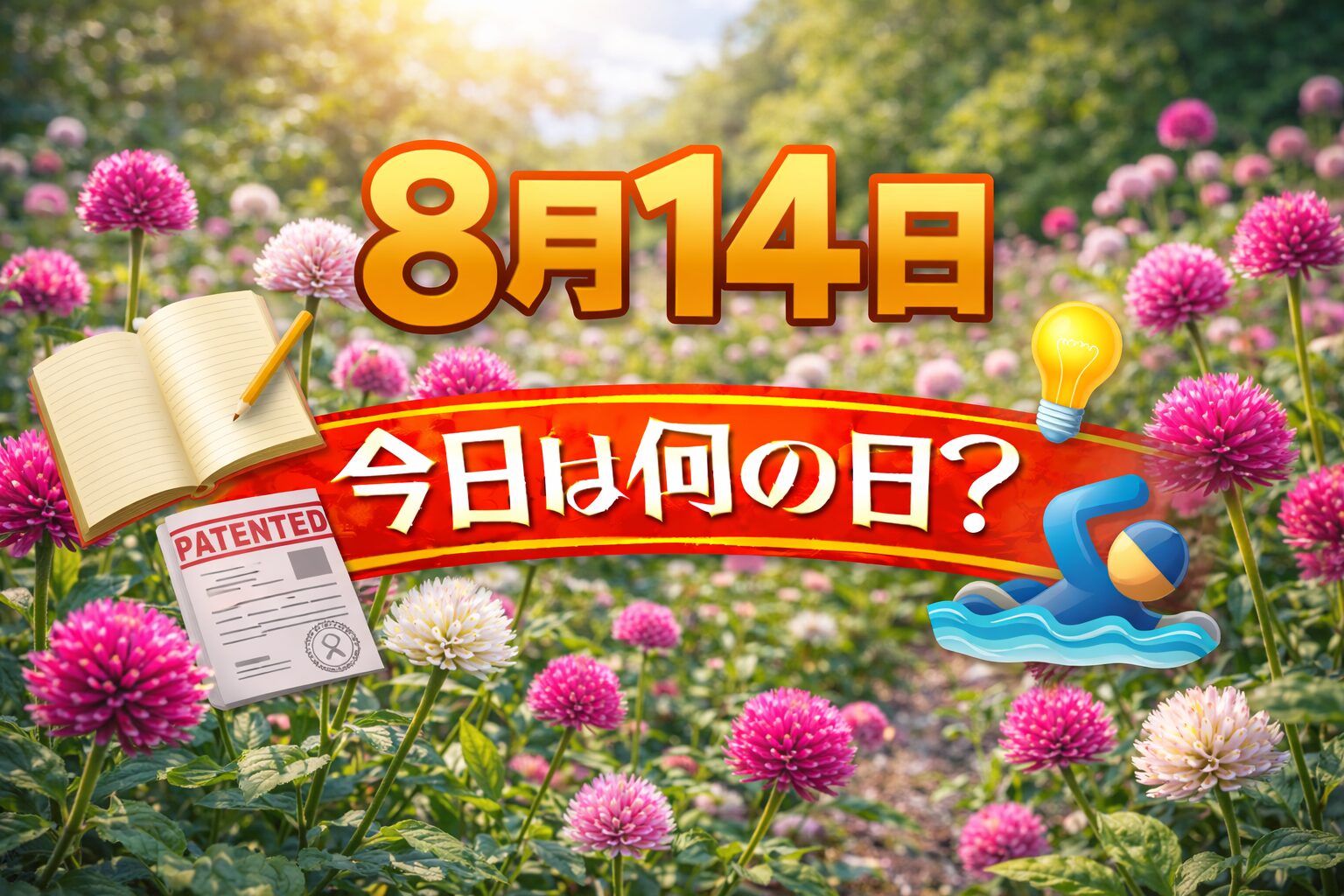 8月14日は何の日？記念日・出来事・誕生日の有名人まとめ
