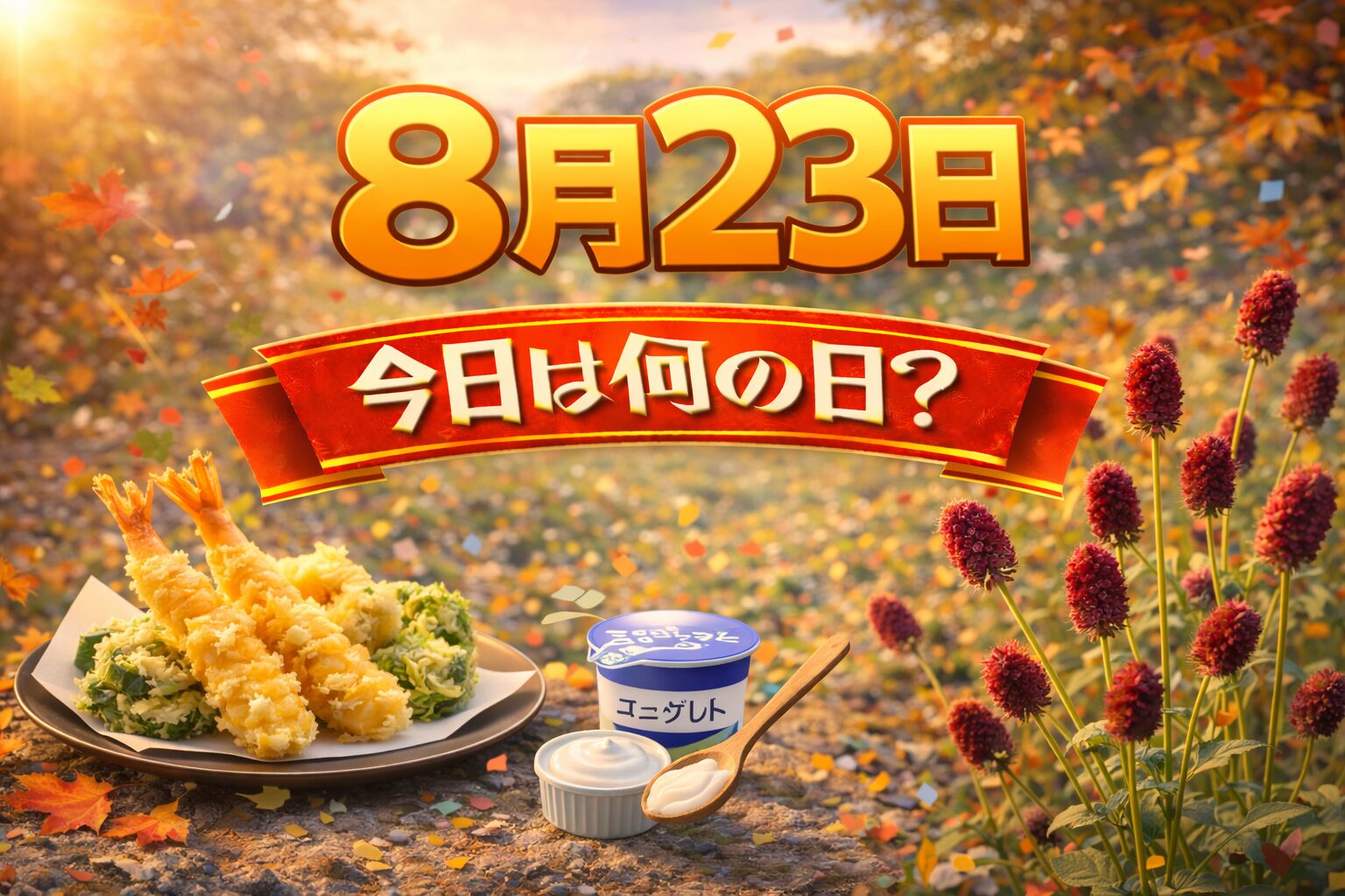 8月23日は何の日？記念日・出来事・誕生日の有名人まとめ