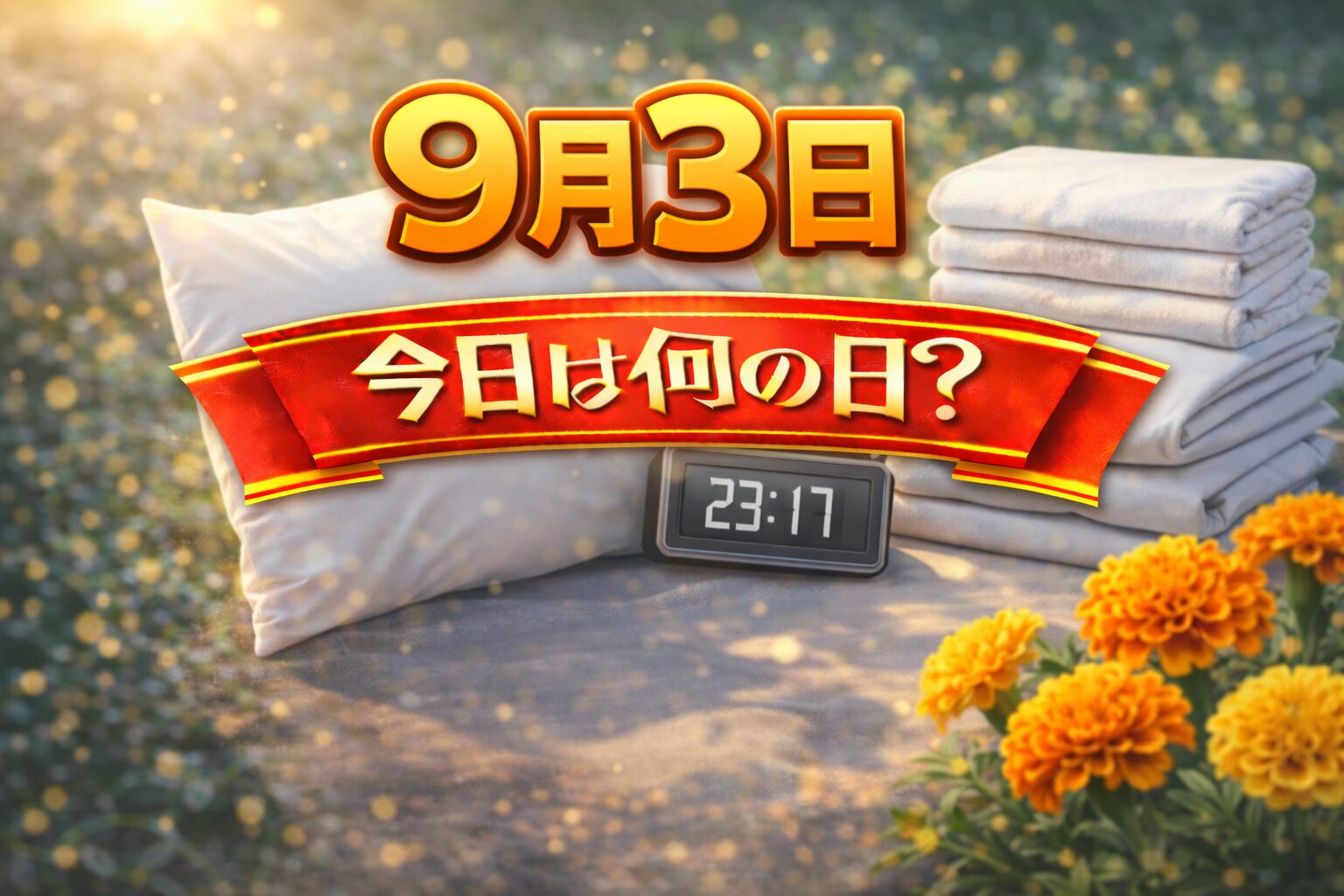 9月3日は何の日？記念日・出来事・誕生日の有名人まとめ
