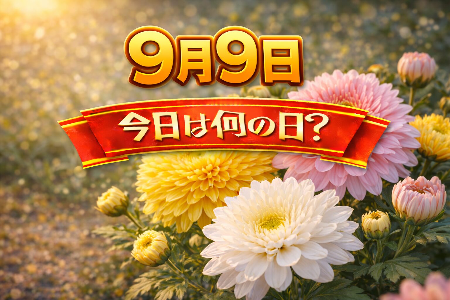 9月9日は何の日？記念日・出来事・誕生日の有名人まとめ