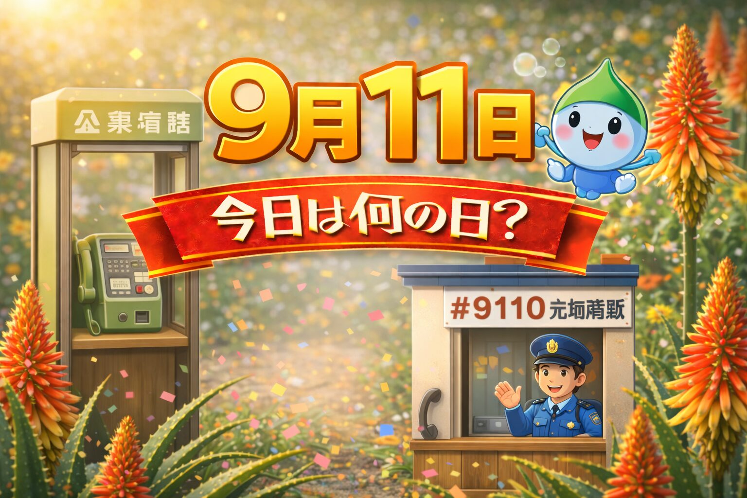 9月11日は何の日？記念日・出来事・誕生日の有名人まとめ