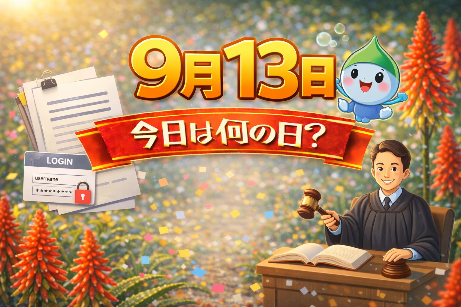 9月13日は何の日？記念日・出来事・誕生日の有名人まとめ