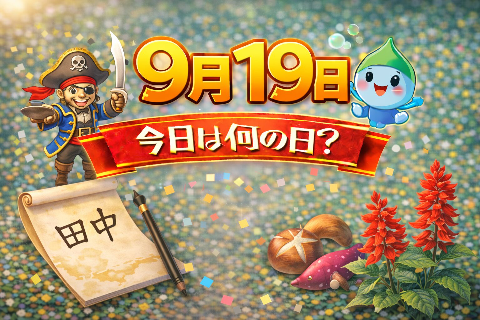 9月19日は何の日？記念日・出来事・誕生日の有名人まとめ