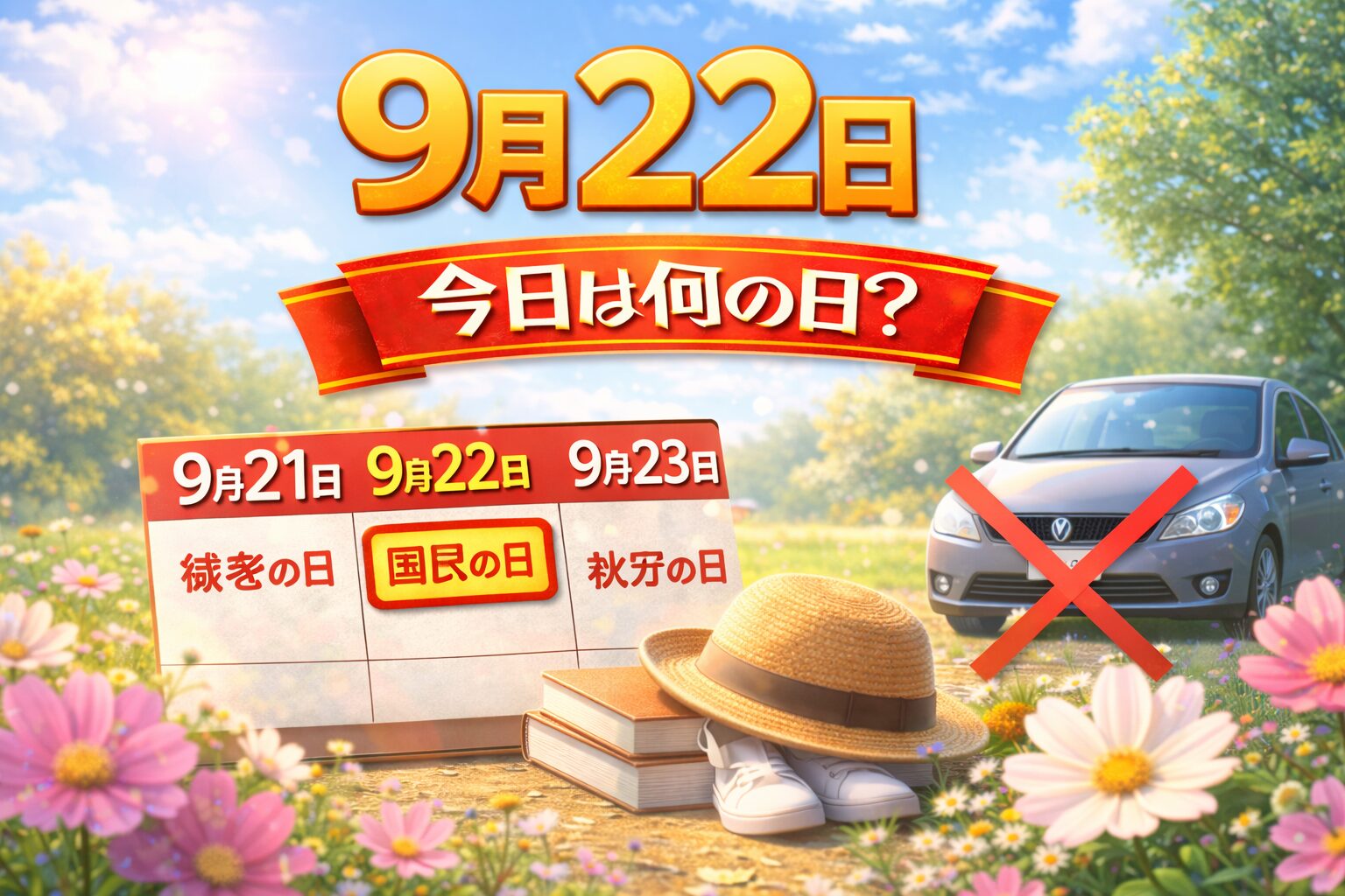 9月22日は何の日？記念日・出来事・誕生日の有名人まとめ