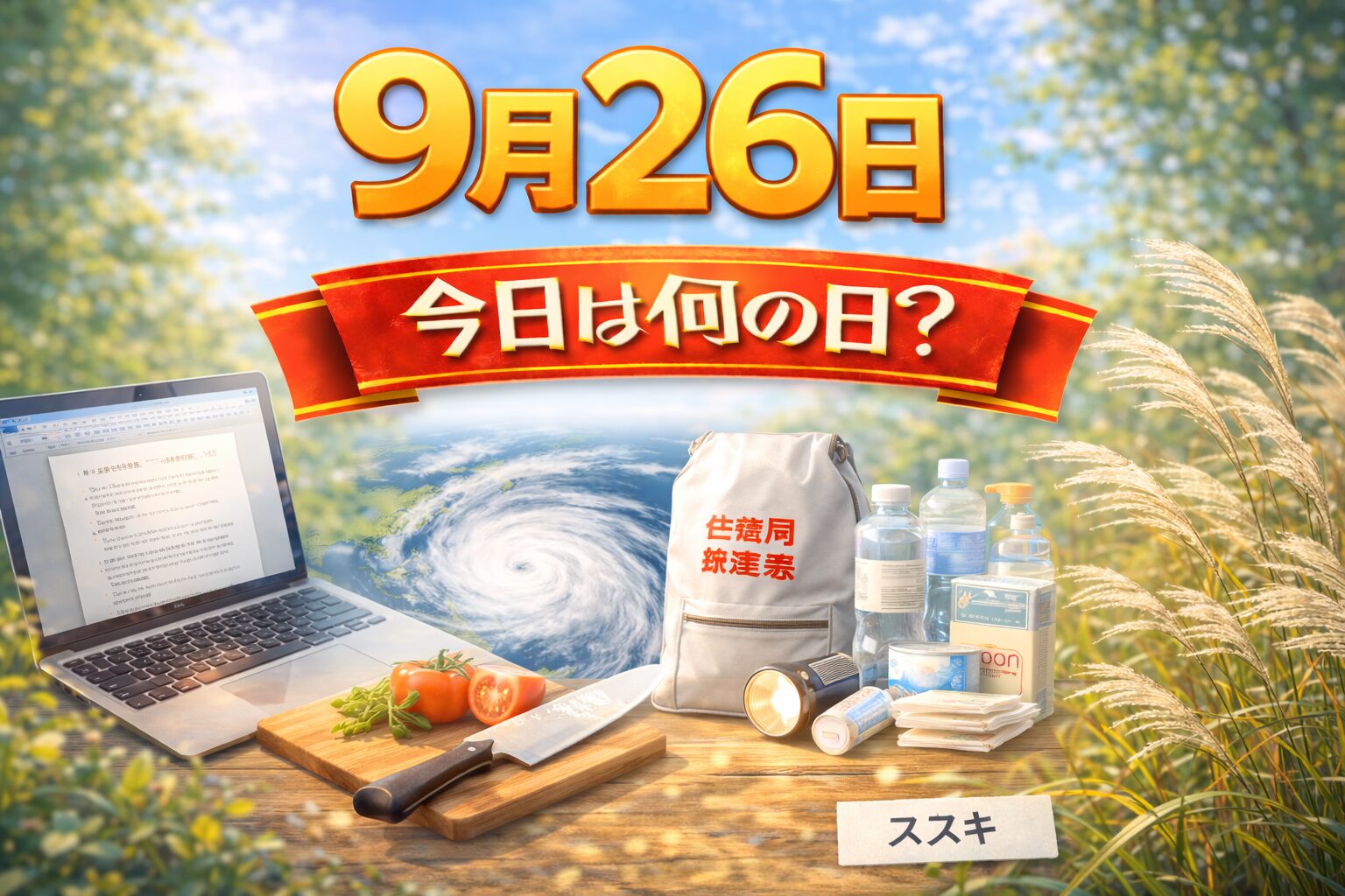 9月26日は何の日？記念日・出来事・誕生日の有名人まとめ