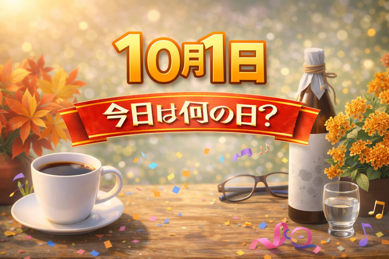 10月1日は何の日？記念日・出来事・誕生日の有名人まとめ