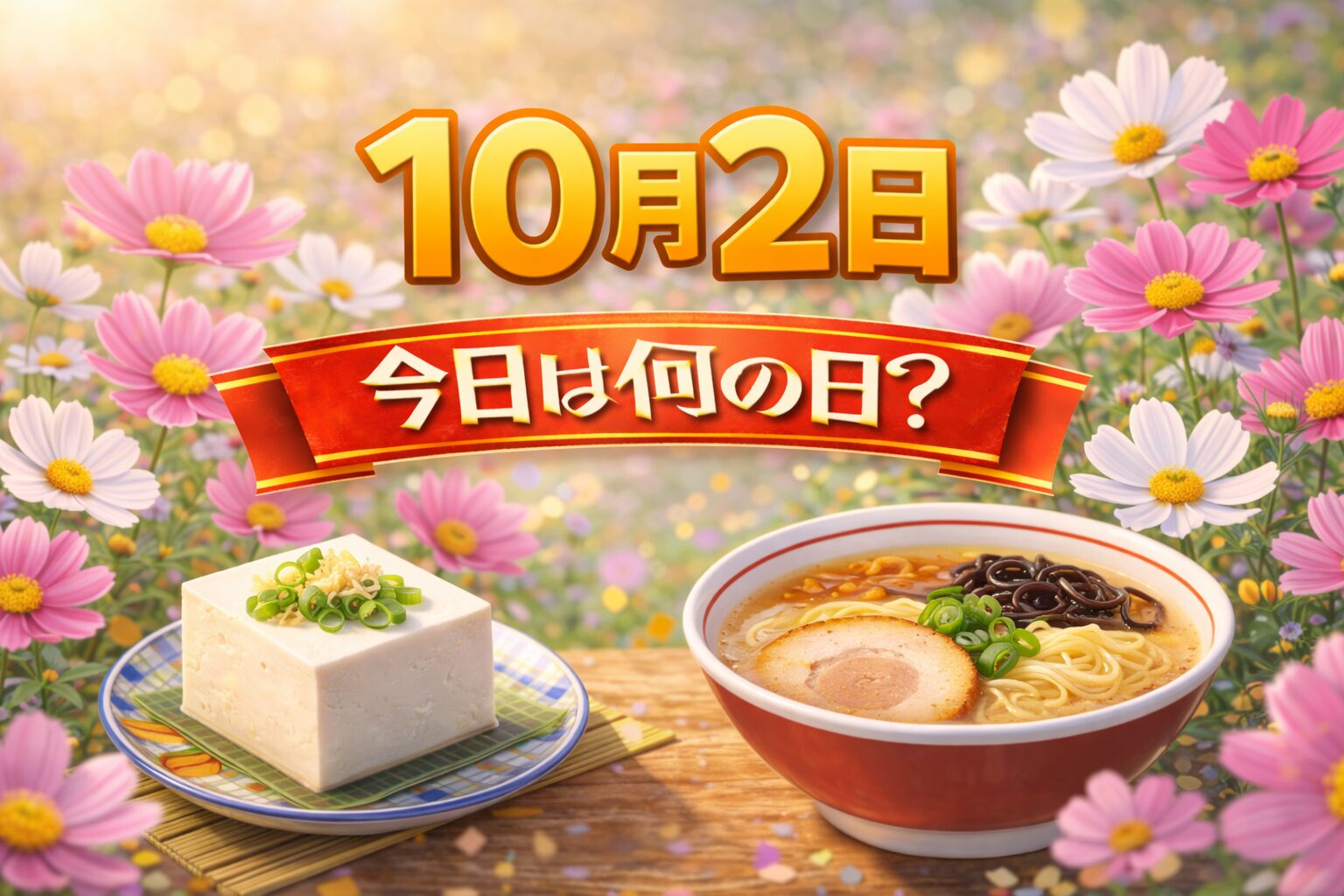 10月2日は何の日？記念日・出来事・誕生日の有名人まとめ