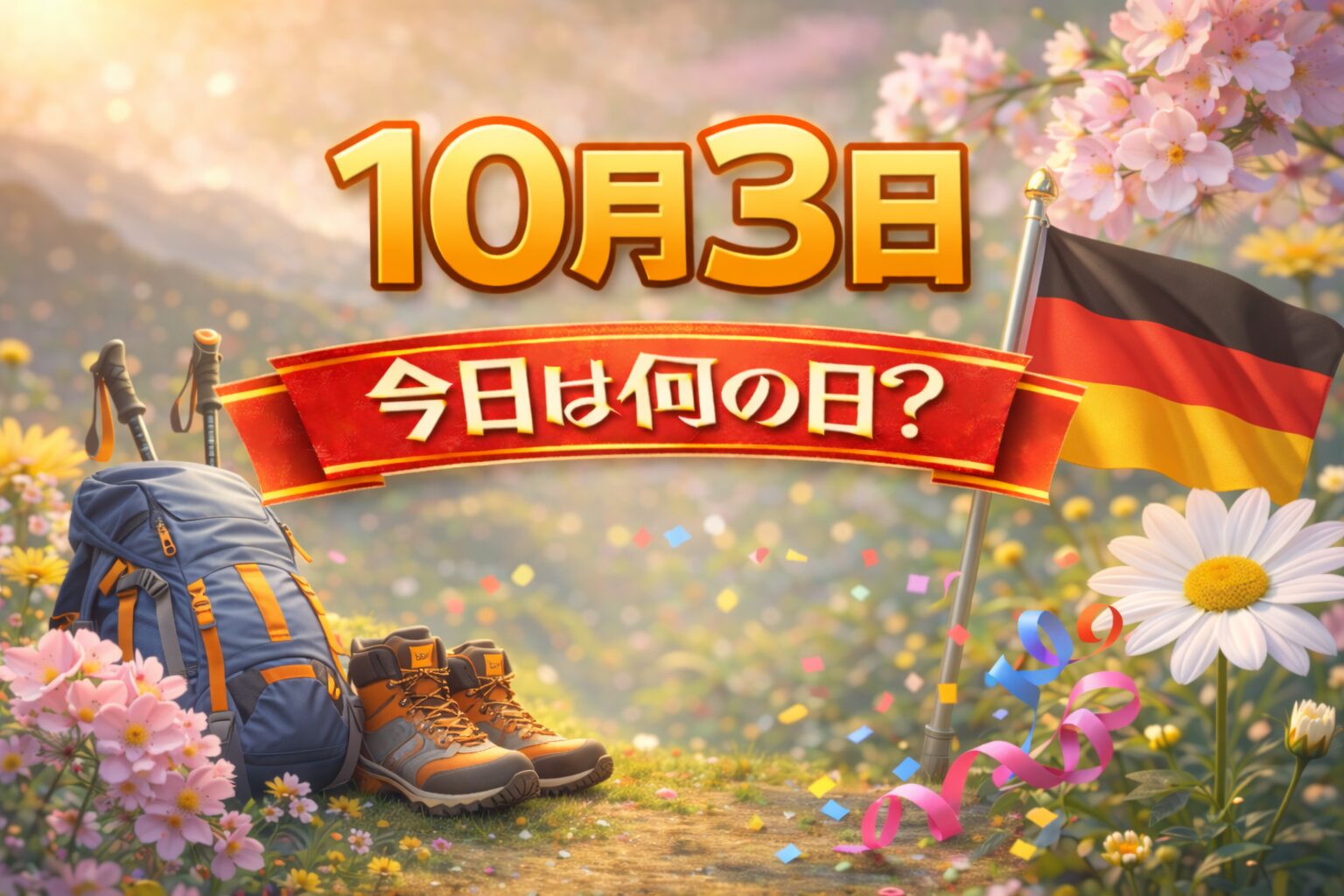 10月3日は何の日？記念日・出来事・誕生日の有名人まとめ