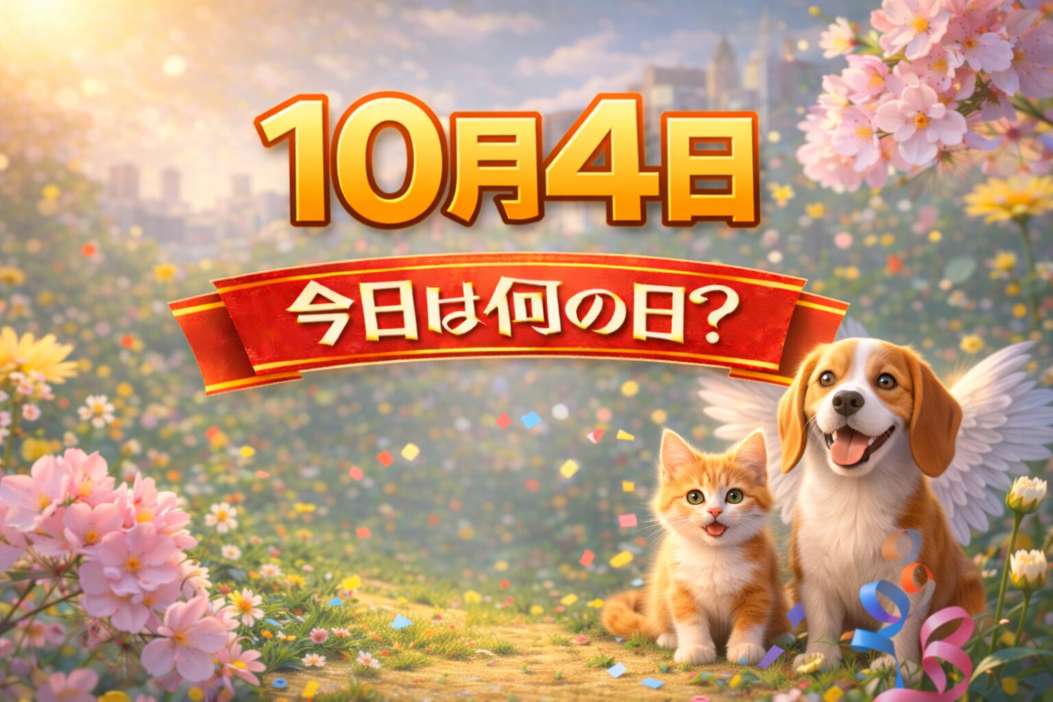 10月4日は何の日？記念日・出来事・誕生日の有名人まとめ