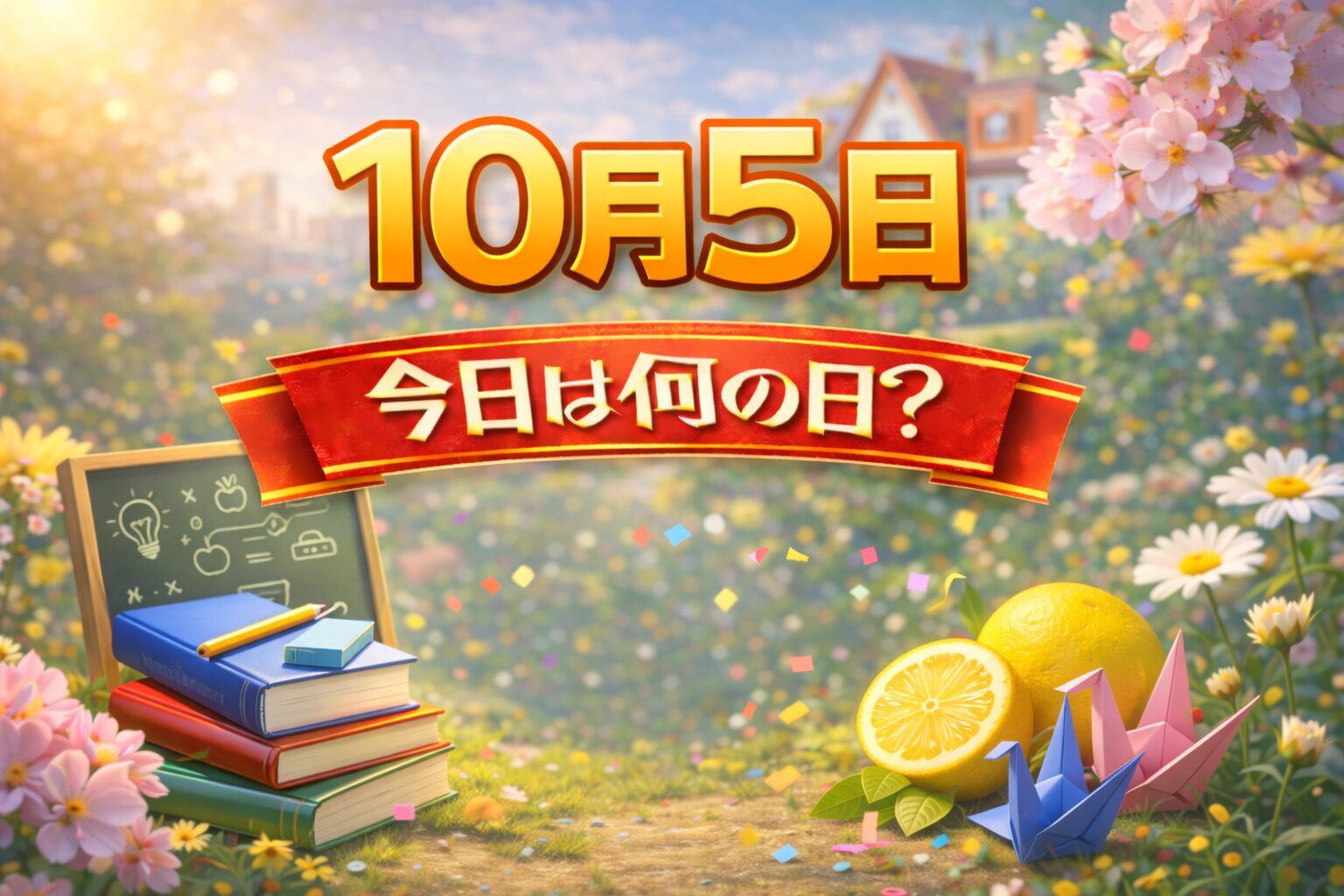 10月5日は何の日？記念日・出来事・誕生日の有名人まとめ