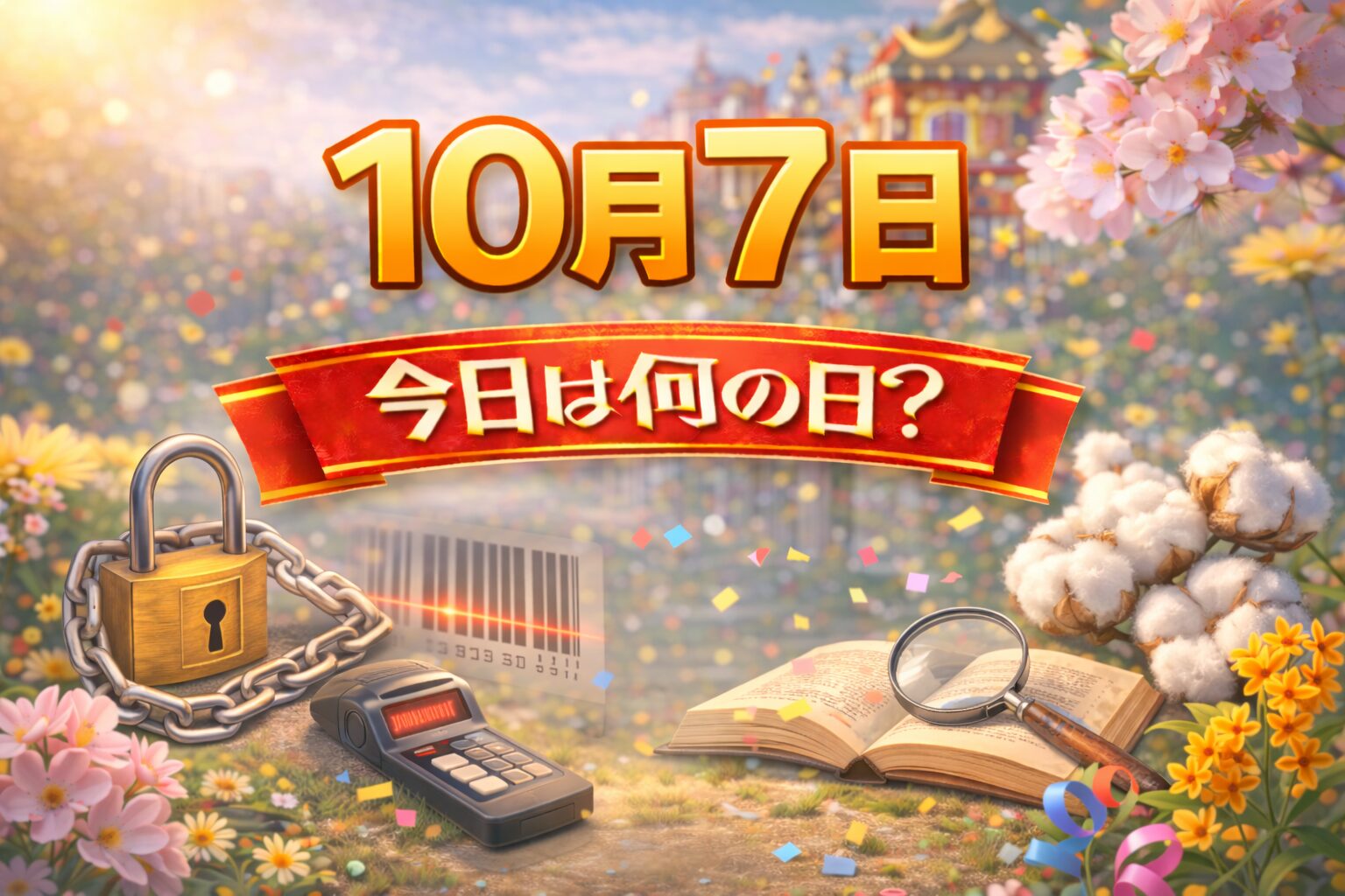 10月7日は何の日？記念日・出来事・誕生日の有名人まとめ