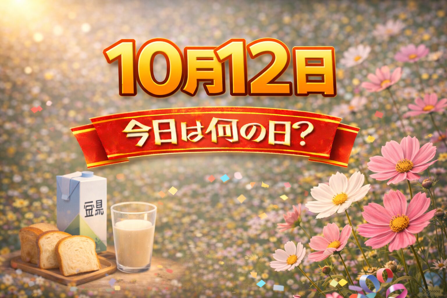 10月12日は何の日？記念日・出来事・誕生日の有名人まとめ