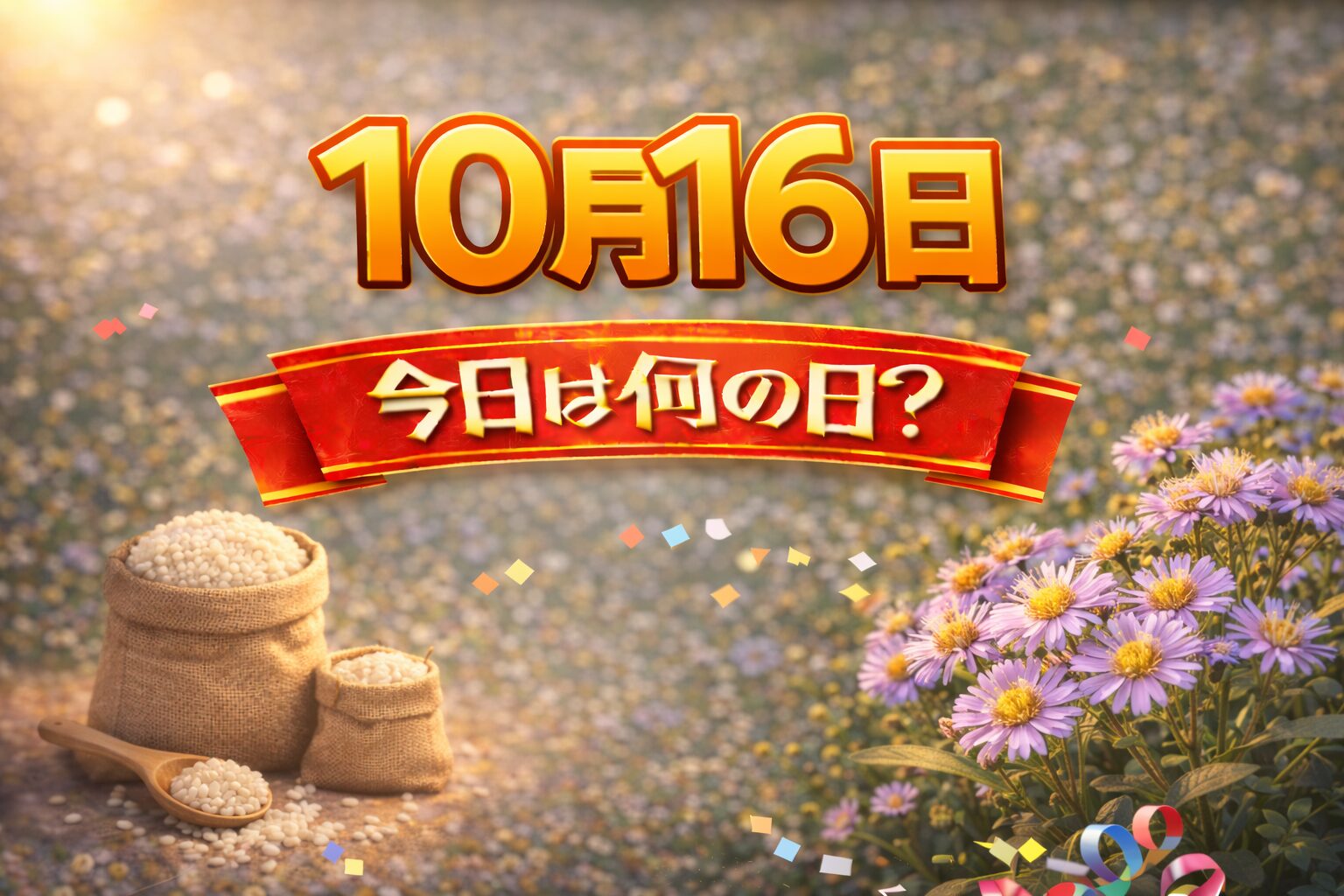 10月16日は何の日？記念日・出来事・誕生日の有名人まとめ