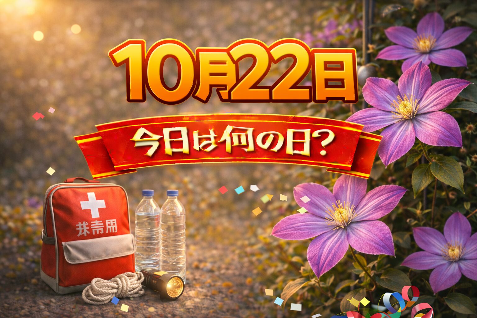 10月22日は何の日？記念日・出来事・誕生日の有名人まとめ