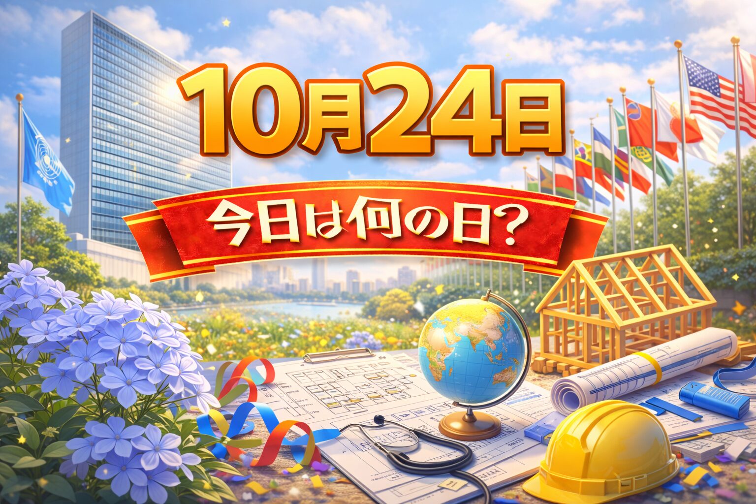 10月24日は何の日？記念日・出来事・誕生日の有名人まとめ