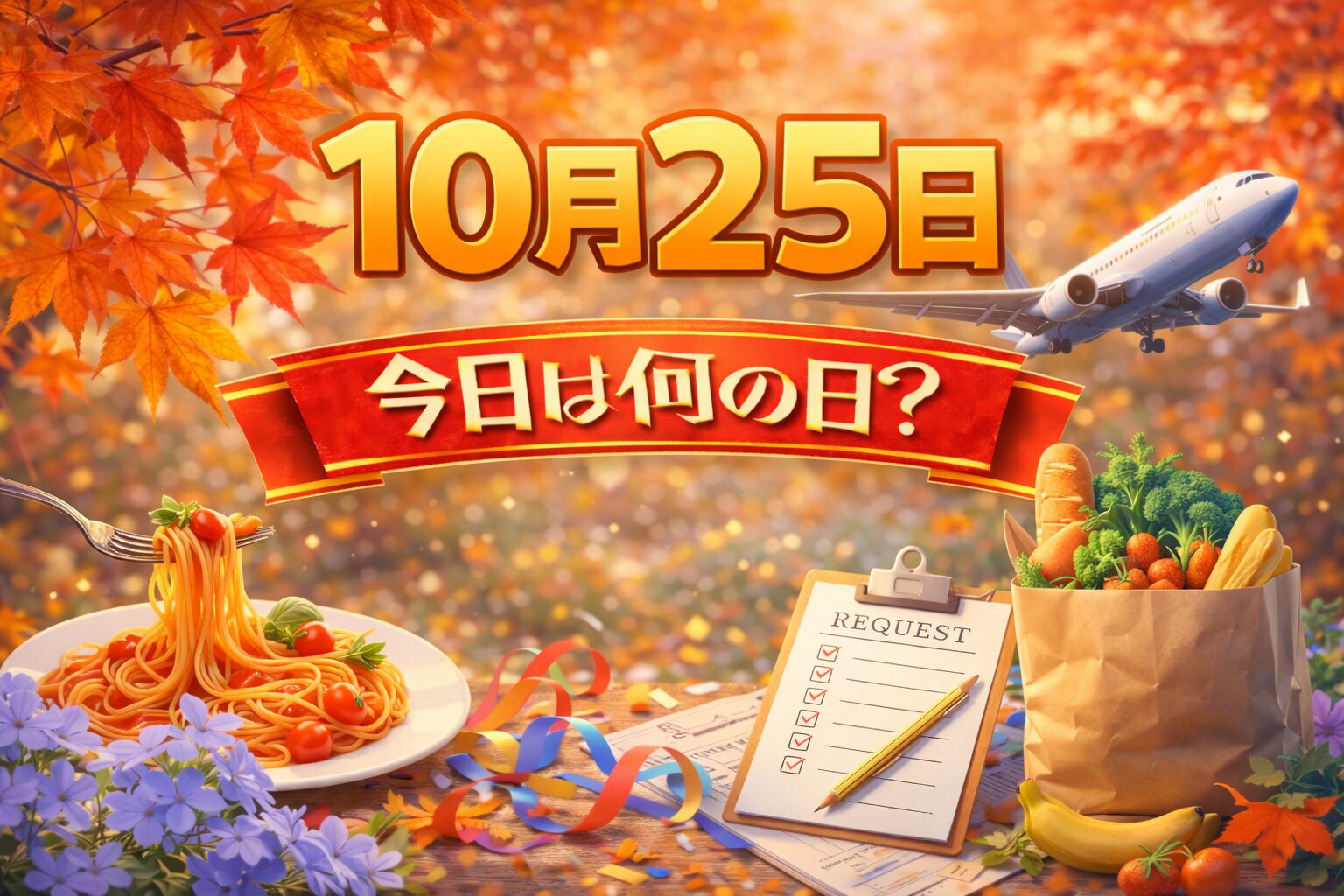 10月25日は何の日？記念日・出来事・誕生日の有名人まとめ