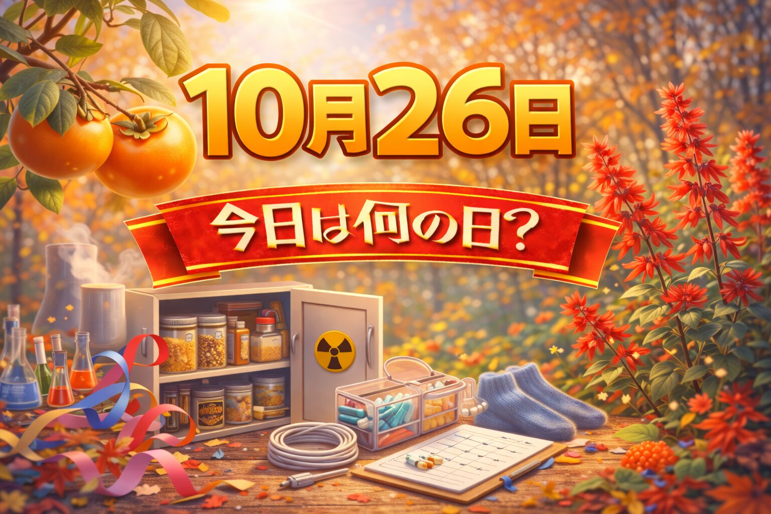 10月26日は何の日？記念日・出来事・誕生日の有名人まとめ