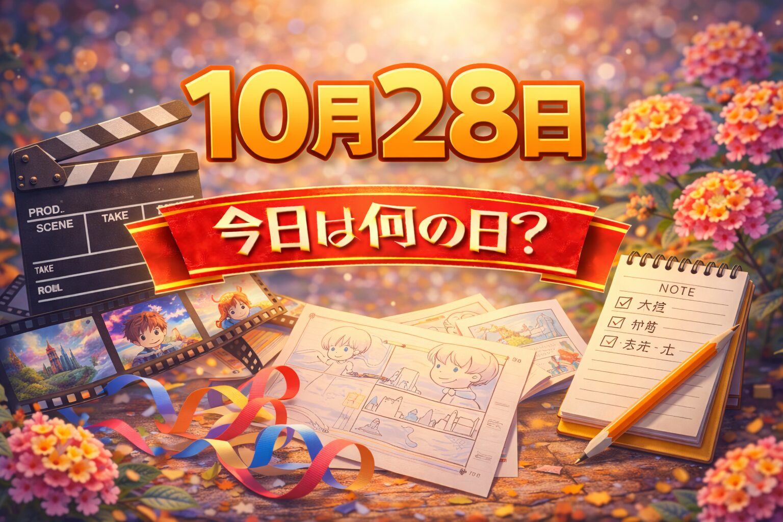 10月28日は何の日？記念日・出来事・誕生日の有名人まとめ