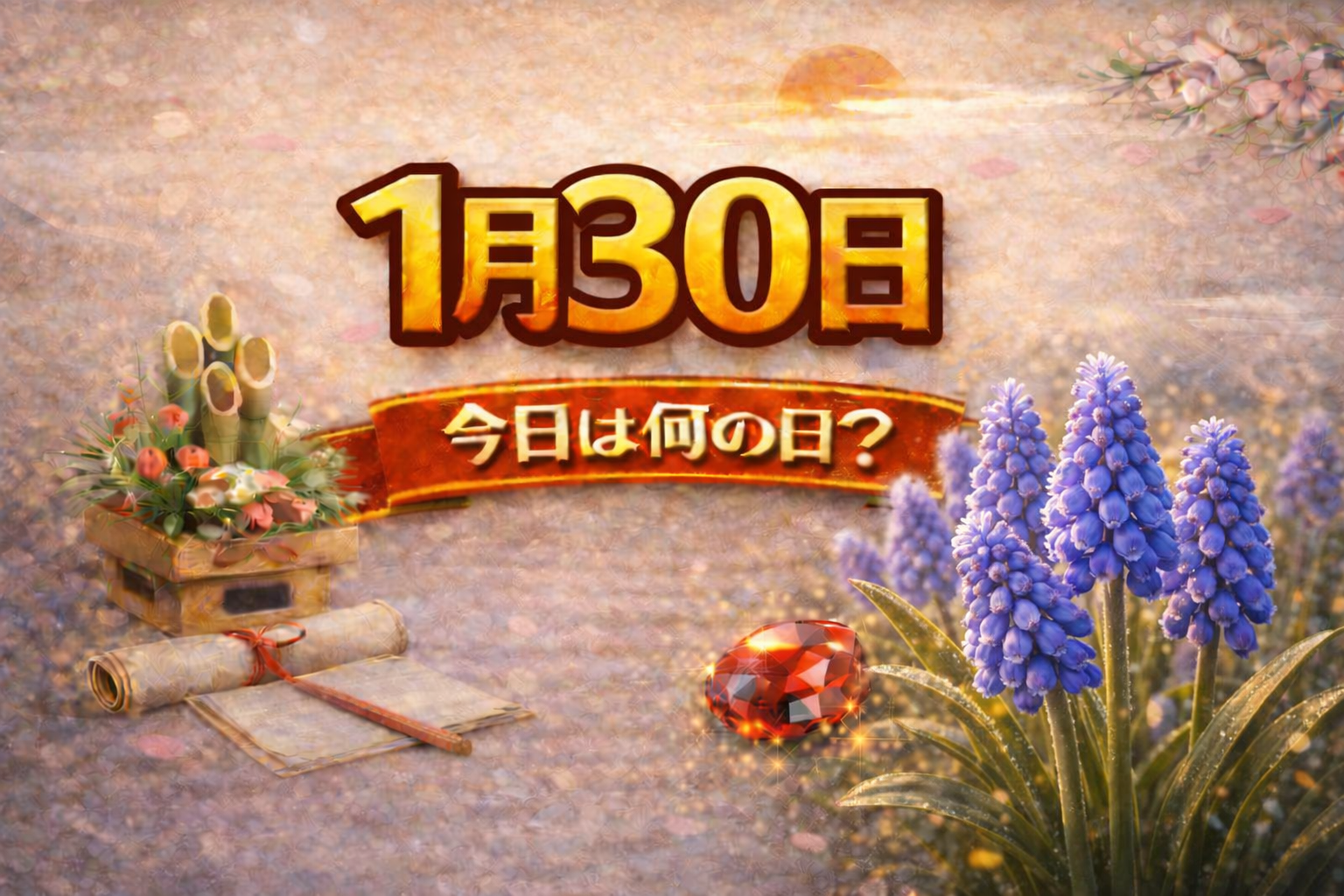 1月30日は何の日？記念日・出来事・誕生日の有名人まとめ