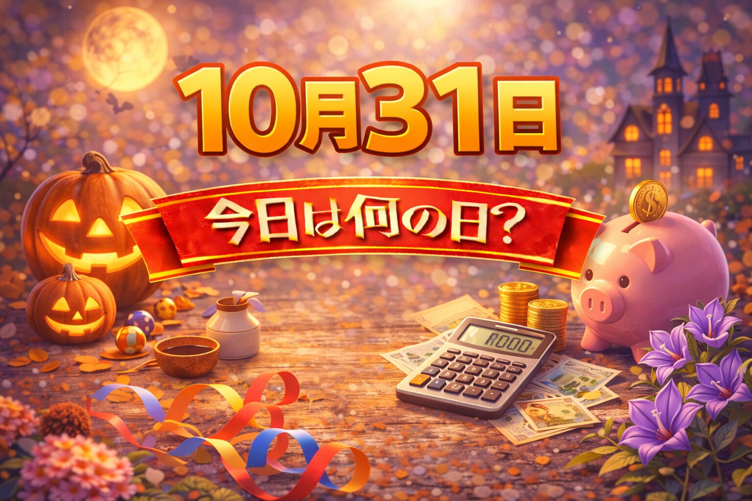 10月31日は何の日？記念日・出来事・誕生日の有名人まとめ