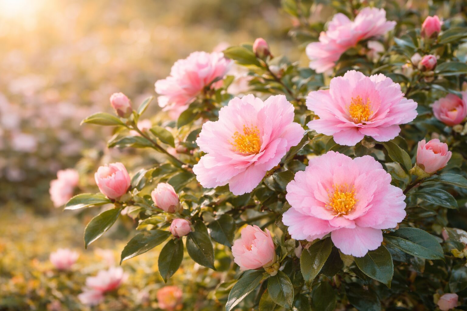 11月28日の誕生花 サザンカ