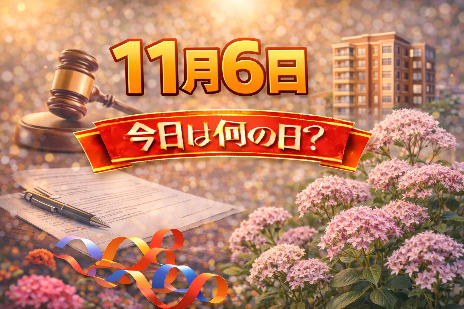 11月6日は何の日？記念日・出来事・誕生日の有名人まとめ