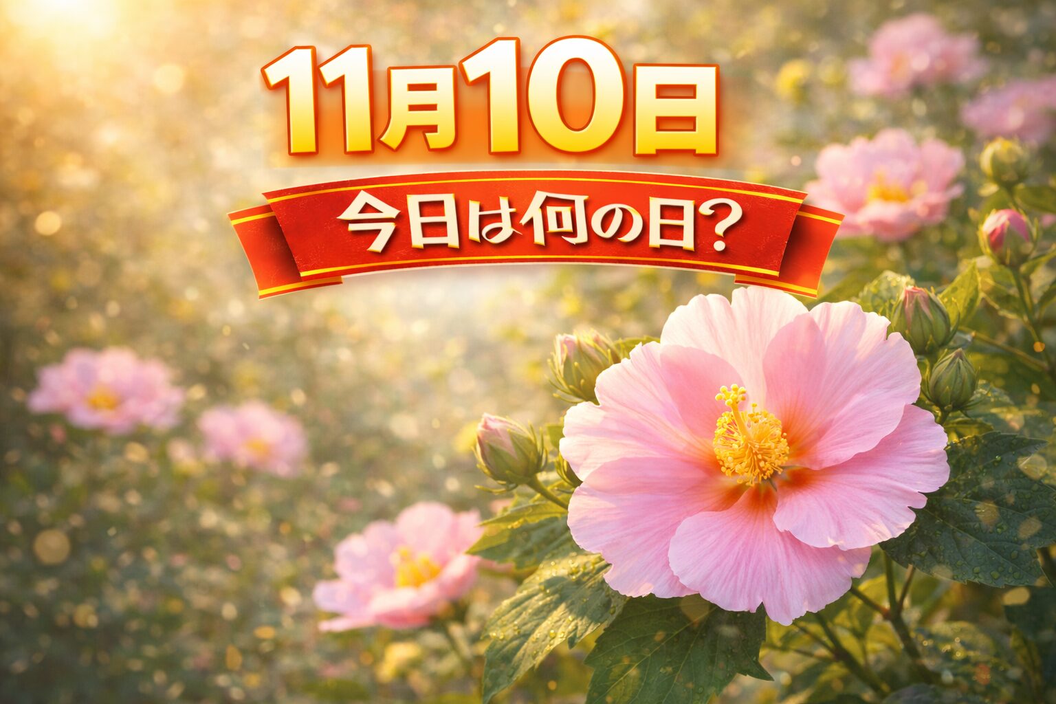 11月10日は何の日？記念日・出来事・誕生日の有名人まとめ