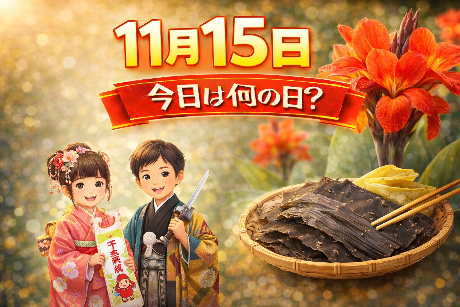 11月15日は何の日？記念日・出来事・誕生日の有名人まとめ