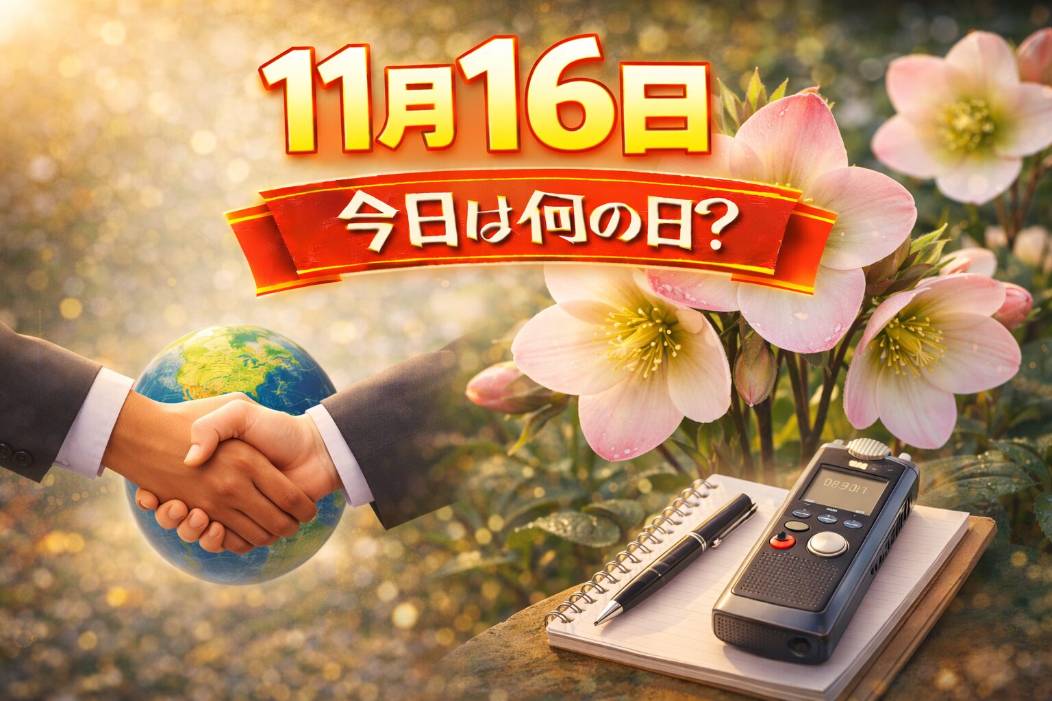 11月16日は何の日？記念日・出来事・誕生日の有名人まとめ